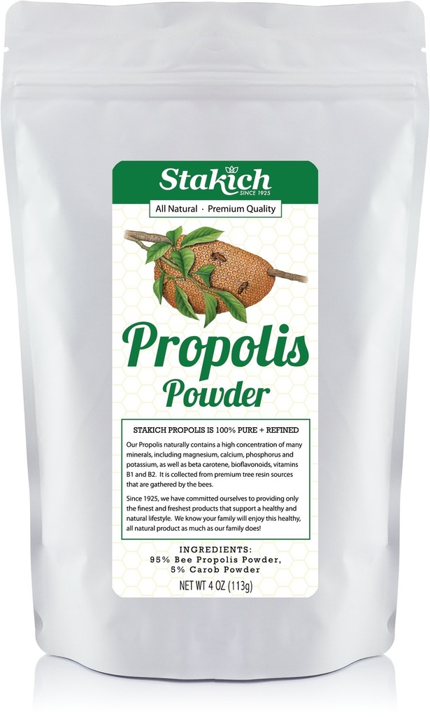 Stakich Bee Propolis pulver - Alt naturlig - 4 Ounce