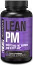 Jacked Factory Lean PM nattetid fettforbrenner, søvnhjelp Supplement, & Appetite Suppressant for menn og kvinner - 60 Stimulant-fri Veggie vekttap Diett piller