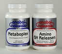 Anabol Naturals Meta GHR Stack: Metaboplex 120 kapsler, 600 mg og Amino GHogeners120 caps, 800 mg