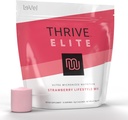 Thrive Elite Protein Shake | Glutenfri, Proteinblanding med BCAA, Probiotika og enzymer | 16 Serverer, Jordbær