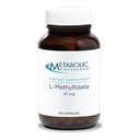Metabolsk vedlikehold L-metylfolat 10 mg - Støtter et sunnt mindset - aktiv folat for metyleringsstøtte og biokjemiske reaksjoner - svært biotilgjengelig - 90 Serveringer - 90 Kapsler