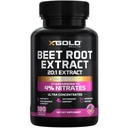Beet Root Extract - 12000mg 20x Konsentrert Beet Root Capsules Supplement m/svart Pepper - Høye nitrater - Naturlig nitric Oxid Booster - høy konsentrert og biotilgjengelig - laget i USA -180 Caps