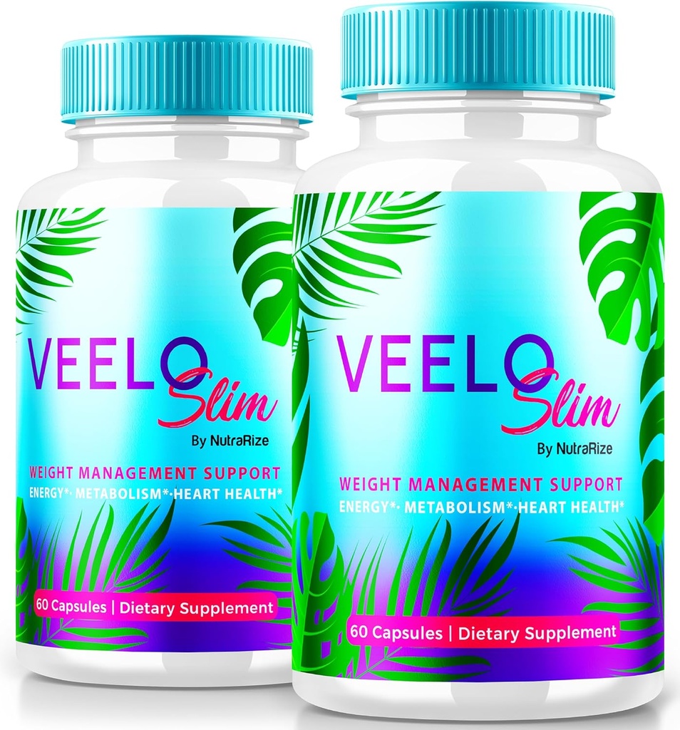 (2 Pakke) VeeloSlim, Veelo Slim Avanserte vekttap Kapsler, Premium Keto Supplement, Alle naturlige Keto støtte piller, VeeloSlimming Keto Formula, Offisiell VeeloSlimmer anmeldelser (120 Kapsler)