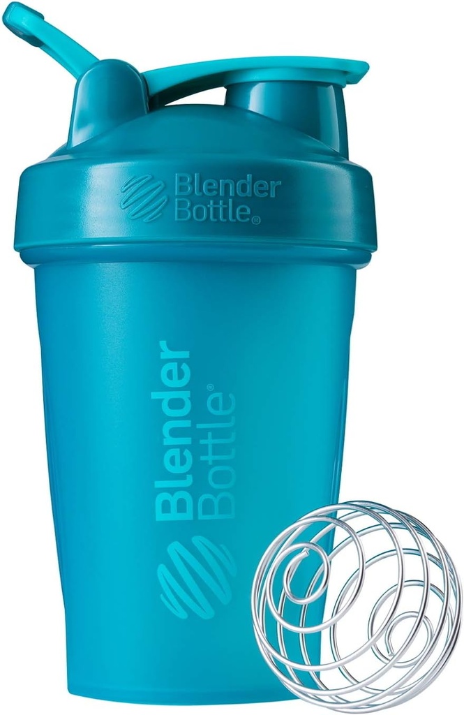 BlenderBottle Classic Shaker Flaske Perfekt for proteinshake og pre trening, 20-Ounce, Teal