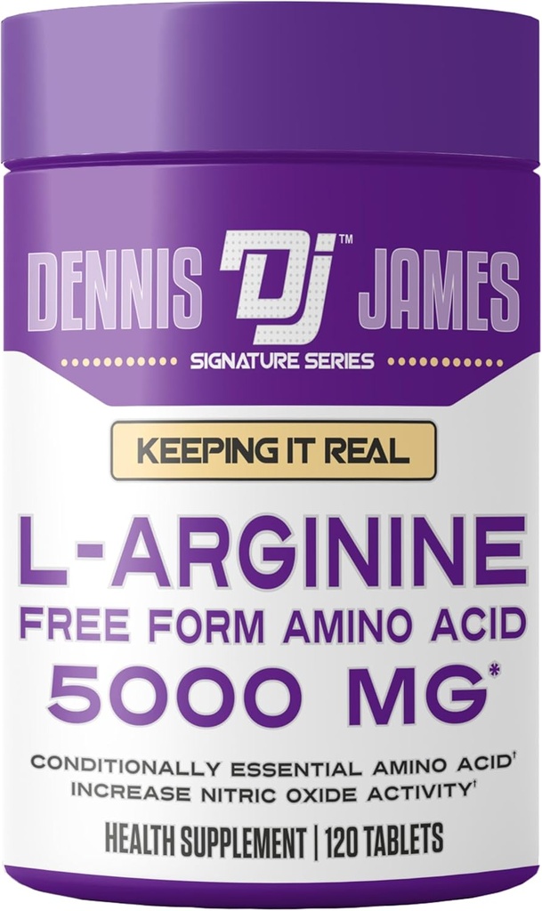 Dennis JAMES Signatur Series L-Arginine 5000mg |120 tablett | 60 Servering