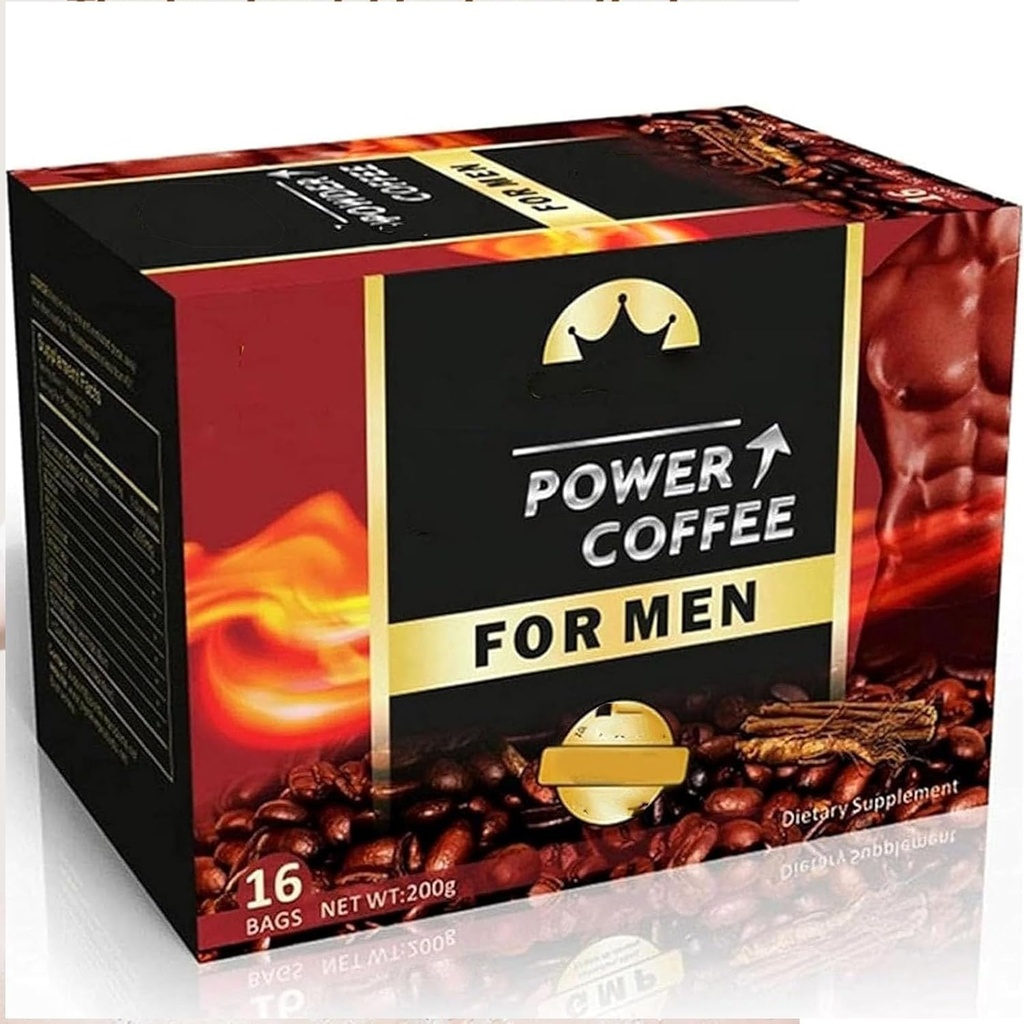 Strøm kaffe for menn-afrikansk kaffe pulver for mennesket, hemmeligheten til sterke menn (1-boks)