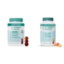 SmartyPants Organic Prenatal Vitaminer for kvinner Multivitamin Gummies Bundle: Probiotika, Biotin, Metylfolat, Omega 3, vitamin D3, B12, B6, A, K & Zink, 120 greve