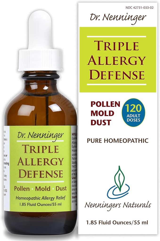 Triple Allergi Forsvar 120 Doser Multi-Simptom Relief Pollen Mold Støv