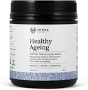 Sunn Ageing Supplement pulver, Anti-Ageing effekter, inneholder Quercetin, Resveratrol og Nrf2 aktivatorer, antioksidanter Rich Nutrient-Dense, Non-GMO, Vegan (90 gram (15 serveringer)