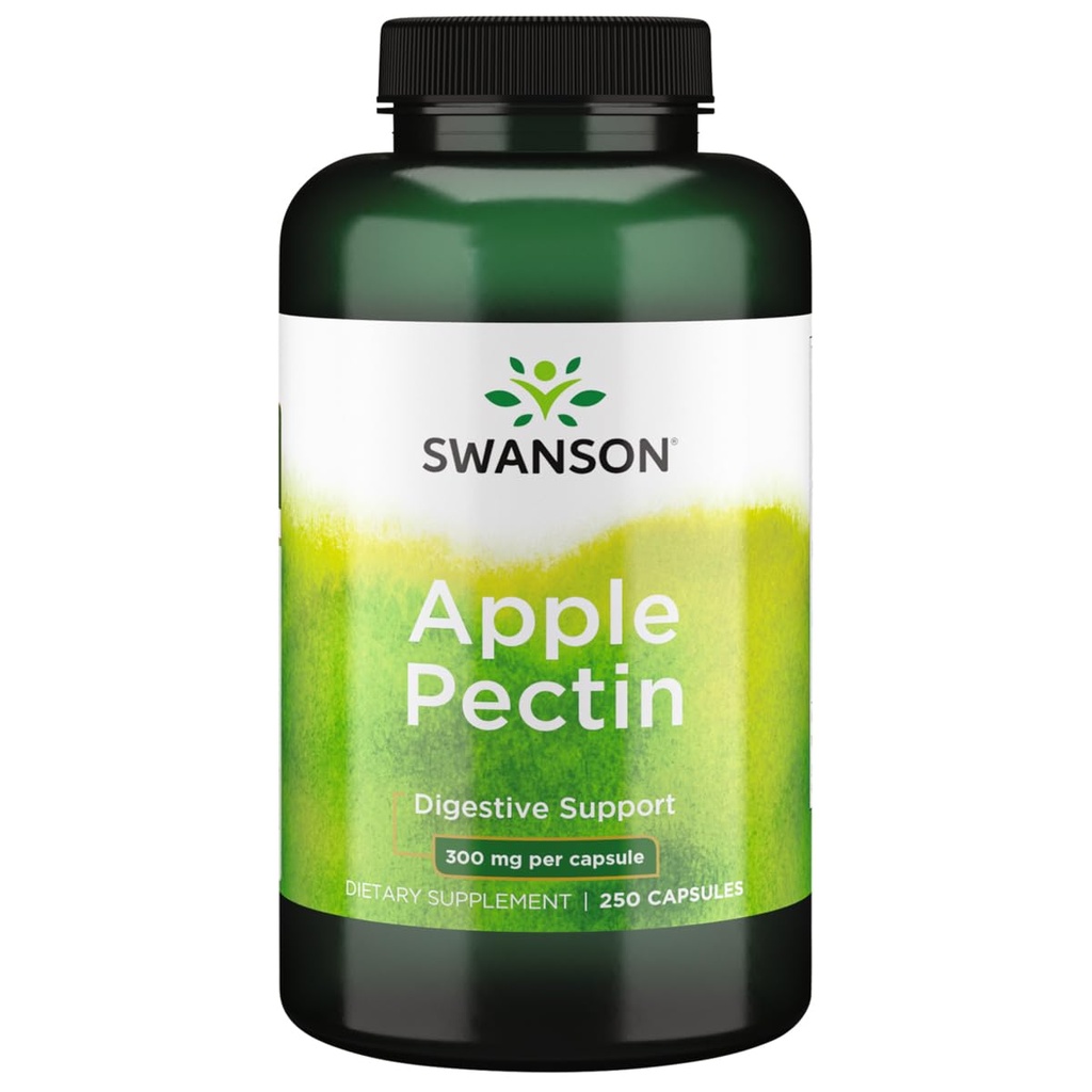 Swanson Apple Pectin 300 Milligrams 250 kapsler