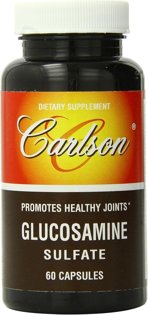 Carlson Labs glukosaminsulfat, 750 mg, 60 kapsler