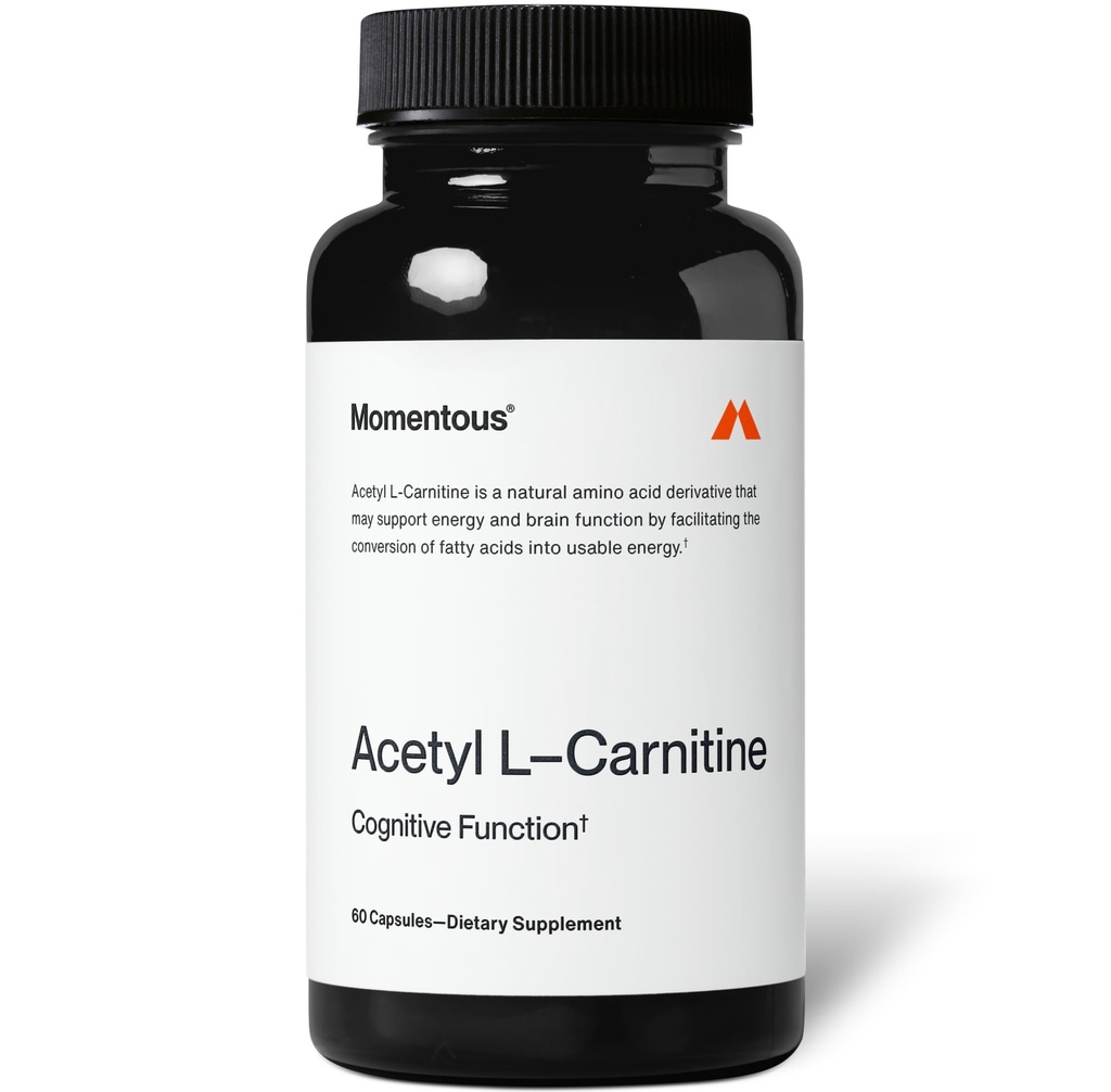 Momentous Acetyl-Carnitine - NSF Certified for Sport - 60 Serveringer