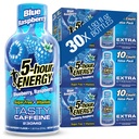 5-timers ENERGY Shots Extra styrke, Blå Bringebær Flavor, 30 greve, 1,93 fl Oz, sukker gratis, null kalorier, Aminosyrer og essensielle B-vitaminer, kosttilskudd, føle varsling og energiisert, 230 mg koffein