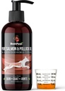Pure Wild Alaskan Salmon & Pollock Olje for hunder og katter Hud og Coat - Fiskeolje væske med pumpe - støtter felles funksjon og hjerte helse - Omega 3 flytende mattilskudd - alt naturlig EPA + DHA - 8oz