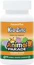 Natures Plus Animal Parade KidZinc, Tangerine Flavor - 90 Animal-Shaped Lozenges, Pakke med 2 - Organisk Chelated Sink - Vegansk, Glutenfri - 180 Total Services