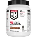 Muskelmelk Pro Series Protein pulver Supplement, Knockout sjokolade, 2 pund,11 serveringer, 50g protein, 3g sukker, 20 vitaminer og mineraler, NSF sertifisert for sport, Workout Recovery, Pakning May Vary