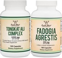 Double Wood Supplements Tongkat Ali og Fadogia Agrestis Bundle - Menns helse og atletisk ytelse