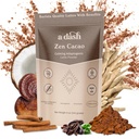 En Dash Zen Cacao Latte, sjokolade moskroom kaffe alternativ laget med adaptere, Ashwagandha, & kanel rot ekstrakt, Mushroom Hot Coco med ingen kaffe (20 serveringer)