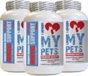 antioksidant for hunder - Hunde Immune Support - Booster - Sunn PET - Supplement - Hunde Immune System Booster - 180 Behandlinger (3 flasker)