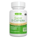 Igenus Super B-Complex Methylated B Vitaminer - Uunngåelig frigivelse, ren etikett og høy absorpsjon, med 5-MTHF Folat & Methyl B12, Energi, Mood & Kognitiv ytelse, Lab verifisert, 180 små tabletter