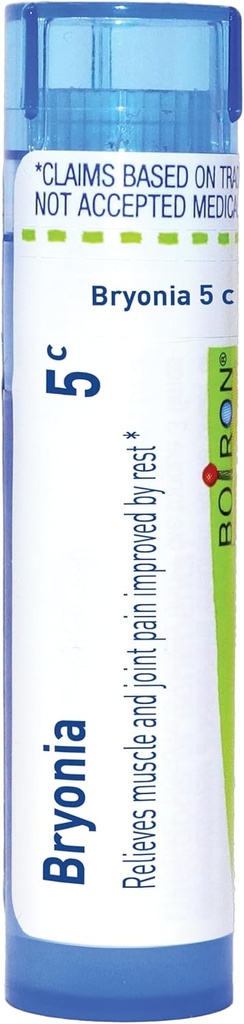 Boiron Bryonia 5C homøopatisk medisin for muskel- og leddsmerter - 80 Pellets