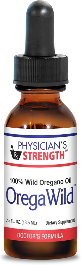 Legens styrke OregaWild - 13,5 ml - 100% Wild Oregano olje - 216 Serveringer