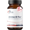 Designs for helse Amino-D-Tox - Aminosyre Detox + Liver Cleanse Support - Supplerende blanding med glycin, kalsium D glucarat, NAC + Mer - Ikke-GMO (90 kapsler)