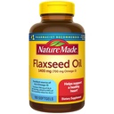 Naturen laget ekstra styrke Flaxfrø Olje 1400 mg, fisk gratis Omega 3 Supplement, kosttilskudd for hjerte helse støtte, 100 Softgels, 100 dagers forsyning