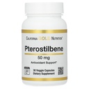 California Gold Nutrition Pterostilbene, 50 mg, 30 Veggie kapsler