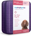 MySimplePetLab Ear Care Dog Kit I Medicert Tris Flush Dog Ear Cleaner I Infeksjonsbehandling med Betaferon I Hydrokortison drops Jeg Komfortabelt for luktig, kløende, eller Sore Ears