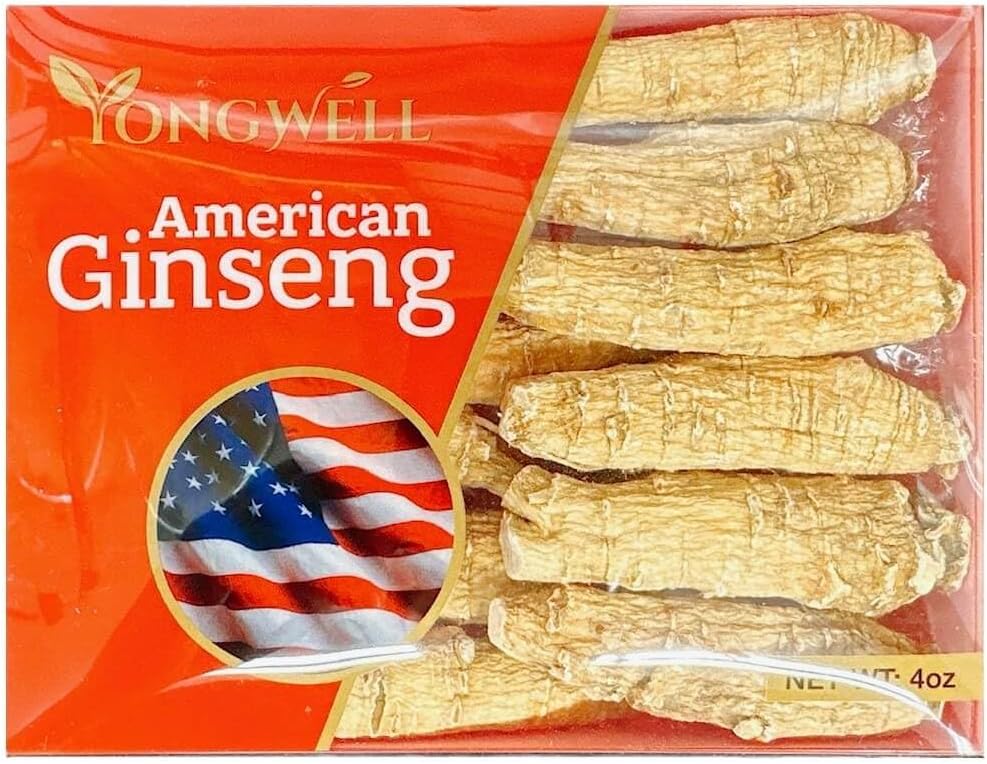 Håndvalgt En Grade American Ginseng Root Large Short (4 Oz. Box)