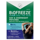 Biofreeze Dag & Overnatting Smerte Redaksjon Patches, Menthol Smerte Patches for ledgikt og muskelsmerter Relief, Komfortabel og fleksibel stoff Opphold på sted, FSA / HSA kvalifisert, 9 Patches (6 dag, 3 natt)