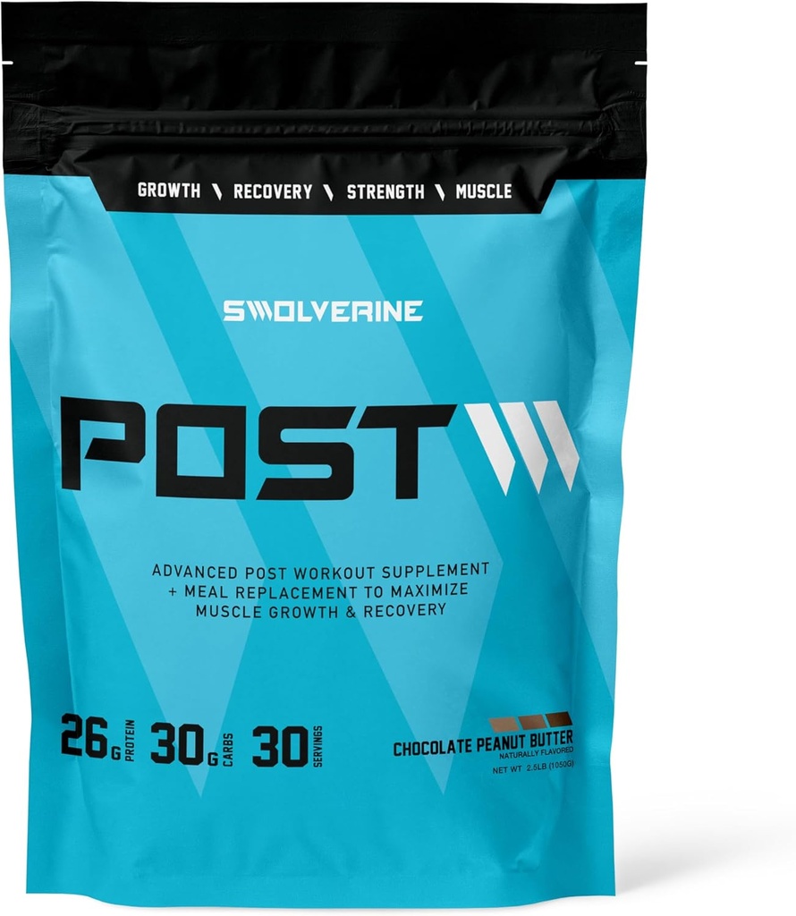 Sulverin Post | Post Trening Recovery og Muskelbygging Formula, Era Protein Isolate, Pea Starch Carb10, L-Glutamine, Kokosvann (Chokolate Peanut Smør, 30 Serveringer)