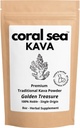 Kava pulver noble Kava Kava rot drikke Vanuatu Tradisjonell Grind Te beroligende oppløfting balansert sterk naturlig biter flavor gylden skatt 8oz