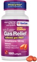 GenCare - ultra styrke simetikon gass relief 180 mg (180-softgels) | Anti flatulens, blooting aid, mage discomfort og gasstrykk reliever piller | Relieves gass raskt | Generisk Phazym