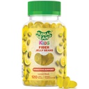 Fiber Jelly Bean Gummies for barn, Fiber Kosttilskudd for Digestive Helse, Vegetarisk Fiber Gummy 120 Jellybeans