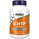 NOW Mattilskudd, 5-HTP (5-hydroksytryptofan) 50 mg, Neurotransmitter støtte*, 180 Veg Kapsler