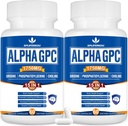 15-i-1 Alpha GPC Supplement med fosfatidylserin, uridin, L-Theanin, Lion's Mane Mushroom, 120 Kapsler