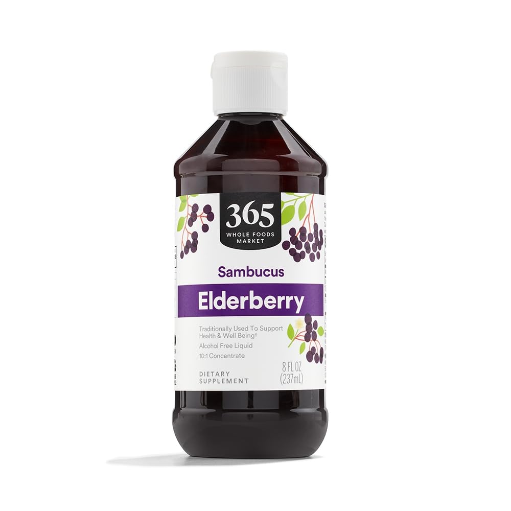 365 av hele matmarkedet, Elderberry Syrup, 8 Fl Oz