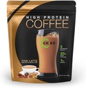 Chike Chai Latte High Protein Iced Kaffe, 20 G Protein, 2 Shots Espresso, 1 G Sukker, Keto Vennlig og Glutenfri, 14 Serveringer (16 Ounce)
