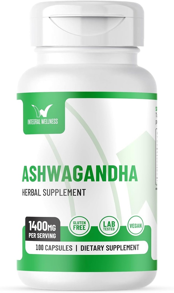 Ashwagandha m/Black Pepper Extract - 1400mg (100 Caps)