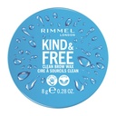 Rimmel London Kind & Free, Klar, Brow Wax, lett å påføre, lang-lasting Hold, Ingen Flaking, Ingen restaurert, Lift Brows, 0.28oz