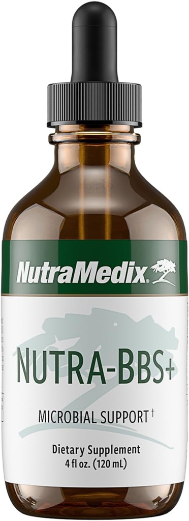 NutraMedix Nutra-BBS + - Herbal Supplement for mikrobiell, antioksidant og immun støtte - med Elecampane + Jalapa Root, Artemisia Annua og Capirona Bark (4 oz)