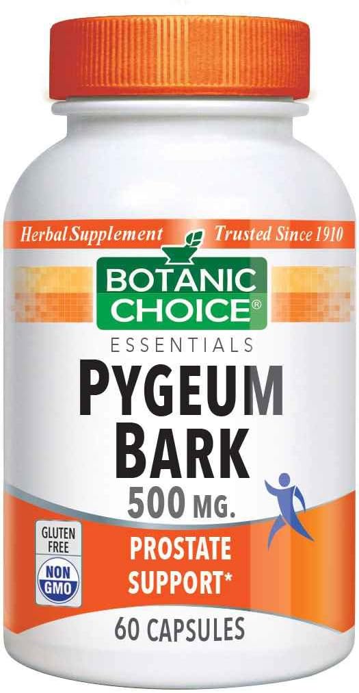 Botanisk valg Pygeum Bark 500 mg, 60 kapsler