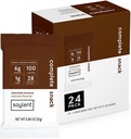 Soylent Snack Mini Protein Barer - Sjokolade Brownie, 1g sukker, Proteinbarer, Glutenfri, 6g av vegansk energi - 24 teller