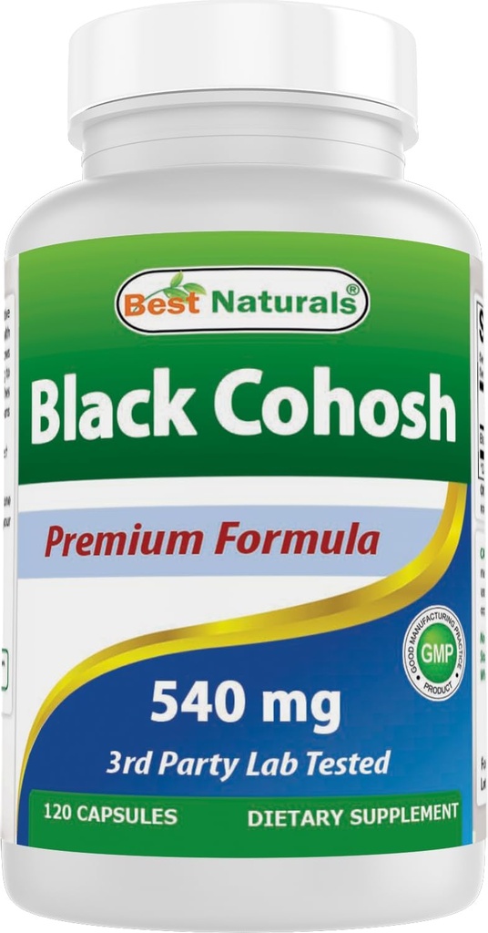Beste Naturals Black Cohosh 540 mg 120 kapsler