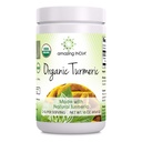 Amazing India USDA Certified Organic Turmeric Powder 16 Oz (1 Lb) Supplement | Ikke-GMO | Glutenfri |
