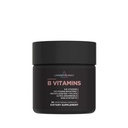 Livingood daglige vitamin B komplekse kapsler for menn og kvinner, metylert B12 & folat, 11 aktive former inkludert B1 B2 B3 B5 B6 & Biotin, Glutenfri, Vegan B vitaminer for hår hud negler, 30 kapsler