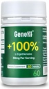 L-Ergothioneine Supplement, 30mg (EGT)/Serving, 6X Ergothioneine Mushroom Extract Supplements Longevity, Immun støtte, hjerte helse og hjerne Supplement, Lab testet, laget i USA, 60 Services
