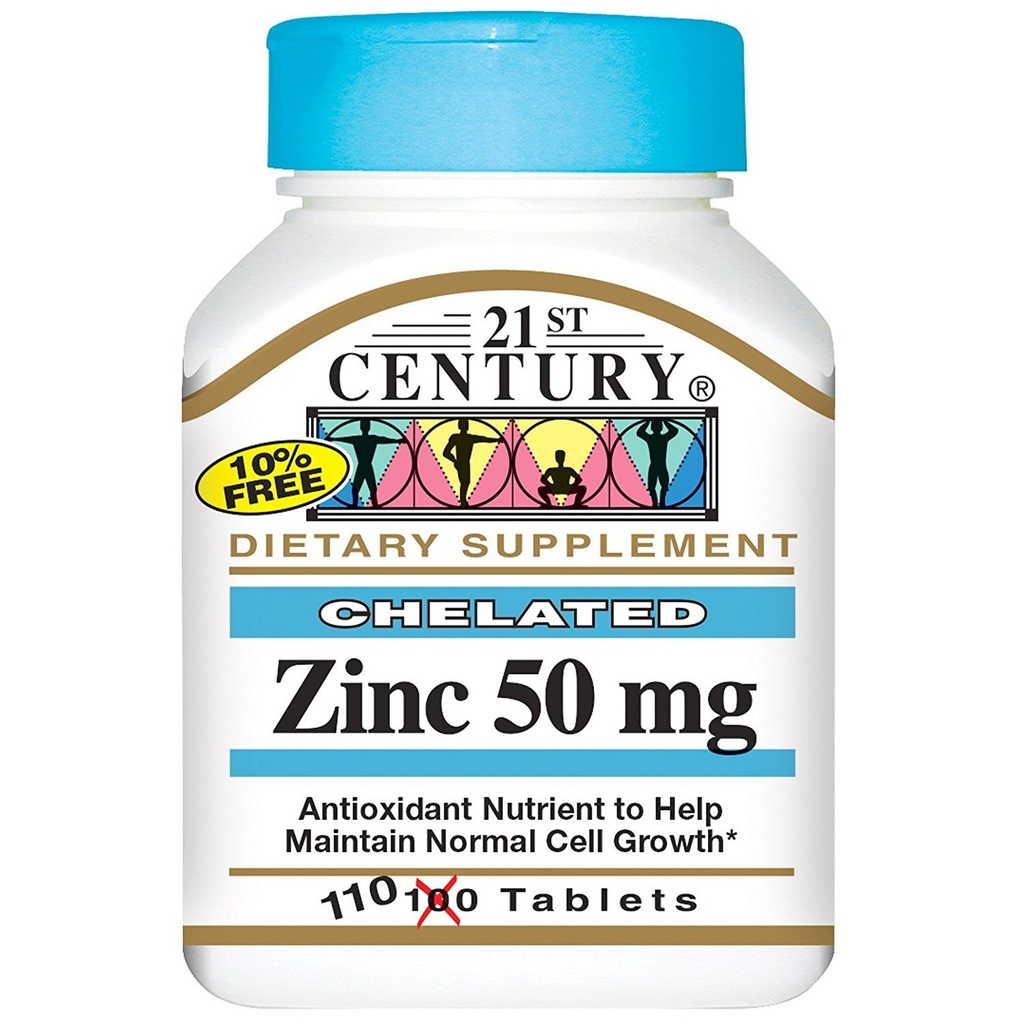 21st Century Chelated Sink 50 Milligrams 50 Milligrams 110 Tabs
